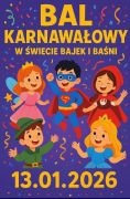 ilustracja do wpisu 
Ogłoszenie - Bal Karnawałowy